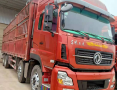 國(guó)五東風(fēng)天龍前四后八高欄車(chē)420馬力9米6貨廂